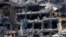Destroyed buildings are seen in the old city of Homs, Syria, Feb. 26, 2016.