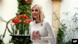 Ivanka Trump, the daughter and senior adviser to U.S. President Donald Trump, is interviewed by The Associated Press, Nov. 8, 2019, in Rabat, Morocco.