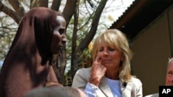 Uwargidan mataimakin shugaban kasar Amurka Jill Biden.