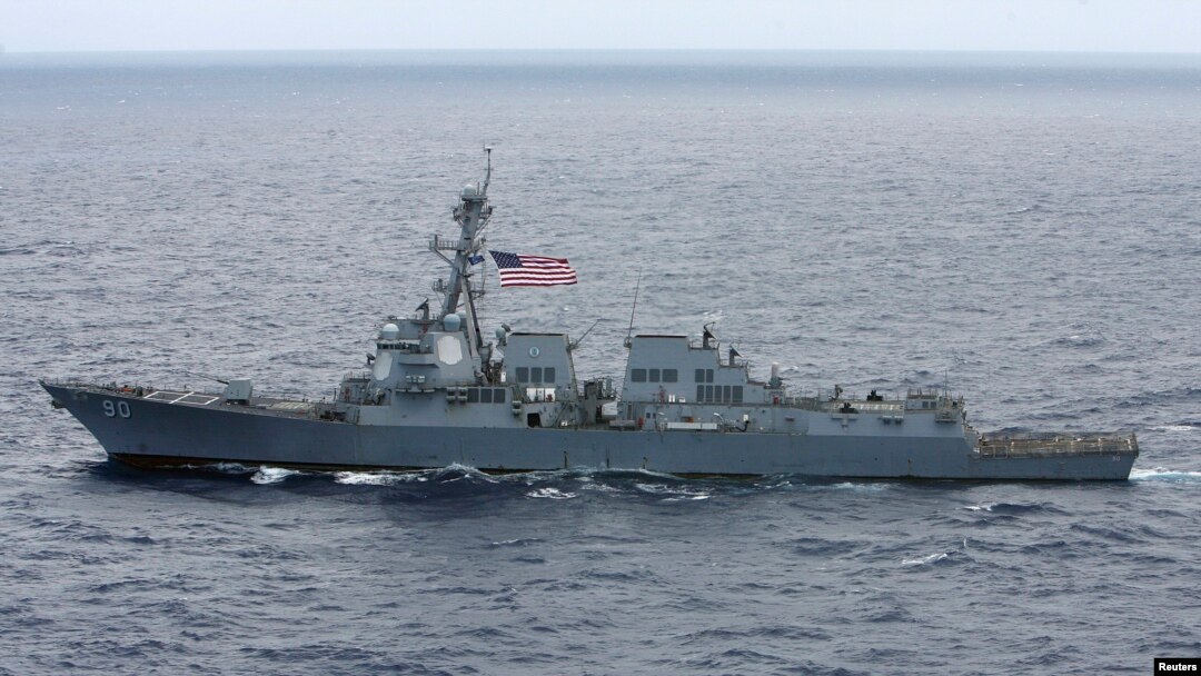 Tàu khu trục USS Chafee của Hoa Kỳ.