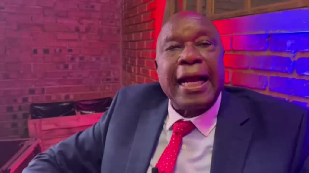 Mutauriri weZanu-PF VaChris Mutsvangwa Vopa Pfungwa Dzavo nezveSarudzo dzemuAmerica. (Vhidhiyo naTobias Mudzingwa)