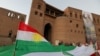 FILE - Iraqi Kurds commemorate the seventh anniversary of the Kurdistan region's independence referendum, in Erbil, Sept. 25, 2024. 