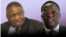 Zimbabwe Vice Presidents-Elect Phelekezela Mphoko (L) and Emmerson Mnangagwa (R). (Collage by Ntungamili NKomo)