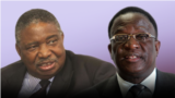 VaPhelekezela Mphoko(kuruboshwe) naVaEmmerson Mnangagwa (kurudyi) ndivo vatevedzeri vemutungamiri wenyika