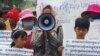Nearly 200 families were moved here from the city, following a forced eviction at Borei Keila, a Phnom Penh neighborhood slated for development by the company Phan Imex.
