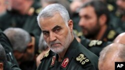 Le général iranien Qassem Soleimani,