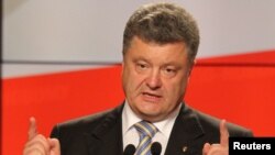 Presiden terpilih Ukraina Petro Poroshenko.