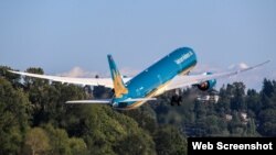 Vietnam Airlines hiện đang bay thẳng từ San Francisco về thành phố Hồ Chí Minh