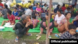 တနိုင်းဒေသ ဒုက္ခသည်များရောက်ရှိလာစဉ် (KBC KACHIN)