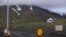 Warning signs block the road to Bardarbunga volcano, some 20 kilometers (12.5 miles) away, in the north-west region of the Vatnajokull glacier, Iceland, Aug. 19, 2014.