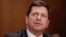 FILE- Securities and Exchange Commission (SEC) Chairman nominee Jay Clayton testifies on Capitol Hill in Washington at his confirmation hearing before the Senate Banking Committee, March 23, 2017.