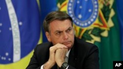 Le président brésilien Jair Bolsonaro, le 1er août 2019.