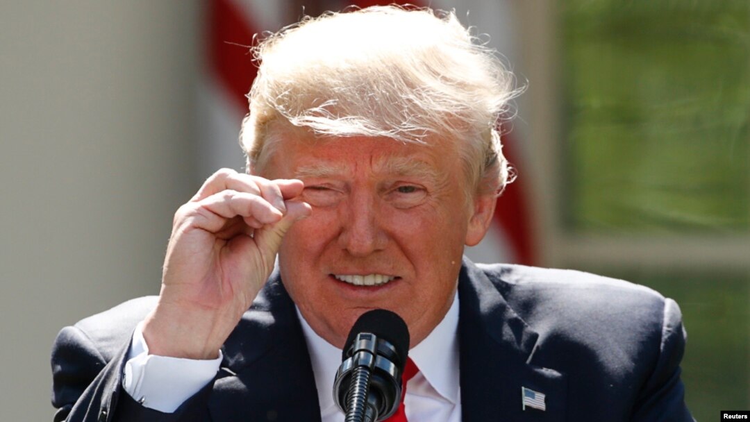 Predsjednik Trump govorio je o promjenama temperature kada je objavio odluku da povuče SAD iz Pariskog klimatskog sporazuma, 1. juna 2017.