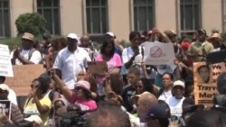 At Washington Rally, Calls for Civil Rights Charges