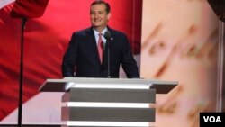 El senador Ted Cruz se negó a respaldar a Donald Trump y solo lo meniona una vez durante su discurso.