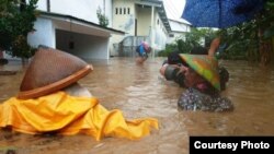 FILE - Banjir terjadi di Kecamatan Tugu, Kota Semarang, Selasa, 4 Februari 2020. (Foto: BPBD Kota Semarang)