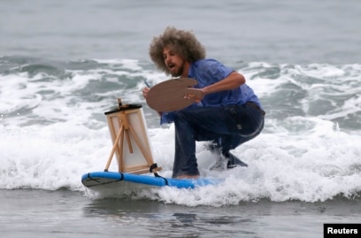 Surfs up bob ross cheap