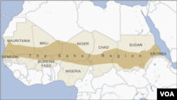 The Sahel Region, an area of conflict in Africa. 