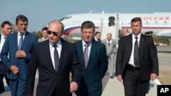 Владимир Путин в аннексированном Крыму, 13 августа 2014 года