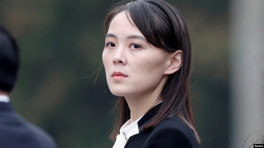 Bà Kim Yo Jong, em gái lãnh tụ Triều Tiên Kim Jong Un, khi thăm Hà Nội (ảnh tư liệu, 2/3/2019).