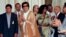 File - Moammar Gadhafi at Cairo University, May 27, 1996.