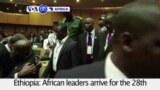 VOA60 Africa - Ethiopia: African leaders arrive for the 28th African Union summit in Addis Ababa