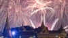 Fireworks explode over the Grand Palace during the New Year celebrations, in Bangkok, Thailand, Jan. 1, 2024.