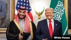 رییس جمهور ترمپ و محمد بن سلمان، ولیعهد عربستان سعودی