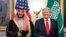 رییس جمهور ترمپ و محمد بن سلمان، ولیعهد عربستان سعودی