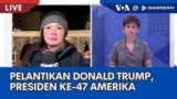 Laporan VOA untuk Nusantara TV: Pelantikan Trump, Presiden ke-47 Amerika Serikat