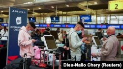 Imagem de arquivo: Aeroporto Internacional John F. Kennedy. Nova Iorque. Dez. 24, 2021. (Foto: REUTERS/Dieu-Nalio Chery )