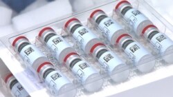 FILE - Vials of Johnson &amp; Johnson's Janssen coronavirus disease (COVID-19) vaccine candidate are seen in an undated photograph.