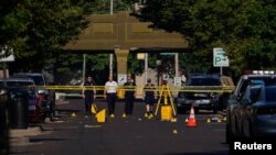 Policia no local do incidente,Dayton, Ohio, EUA, 4 de Agosto, 2019. REUTERS