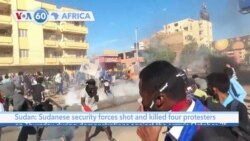 VOA60 Africa - Sudan Security Forces Kill 4 Protesters as Thousands Rally