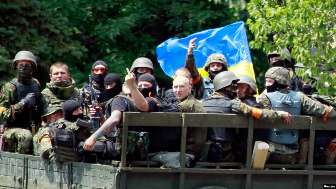 Lực lượng chính phủ Ukraine chiếm lại thành phố cảng Mariupol từ tay các phần tử ly khai thân Nga, 13/6/14