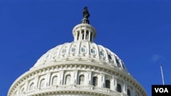 La bandera de Estados Unidos ondeó a media asta en el Capitolio de Estados Unidos, tras el ataque contra la congresista Giffords donde murieron seis personas.