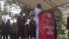 Mutungamiri weMDC VaNelson Chamisa Vachitaura paKuratidzira Kwaitwa neBato Ravo muHarare Nhasi