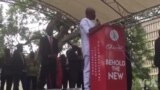 Mutungamiri weMDC VaNelson Chamisa Vachitaura paKuratidzira Kwaitwa neBato Ravo muHarare Nhasi