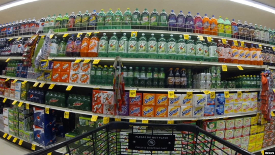 Soda, minuman energi dan minuman manis lainnya adalah sumber-sumber gula terbesar. 