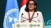 FILE - European Union's Deputy Prime Minister for the Ecological Transition and Demographic Challenge of Spain, Teresa Ribera delivers a statement during the United Nations Climate Change Conference COP28 in Dubai, Dec. 9, 2023. 