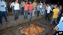 APTOPIX India Train Accident