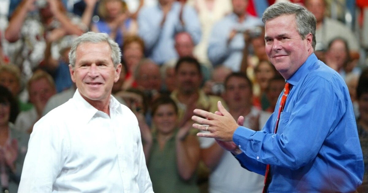 George W. Bush Likes Idea of Jeb Bush Vs. Hillary Clinton in 2016