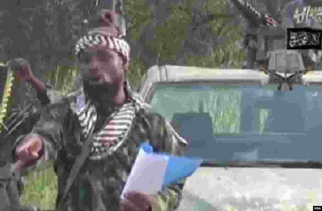 Shugaban ‘yan kungiyar Boko Haram Abubakar Shekau, Oktocba 2, 2014.