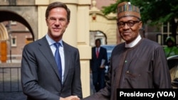 Shugaba Muhammadu Buhari Da Fara Ministan Netherlands Mark Rutte