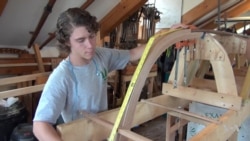 At-Risk Young Adults Learn Art of Making Wooden Boats