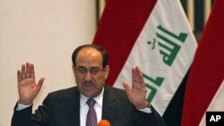د عراق وزیر اعظم نوري المالکې