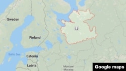 Russia's Archangelsk region (Google Maps)