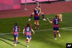 5일 열린 도쿄올림픽 여자 축구 동메달 결정전에서 미국이 호주에 승리했다.