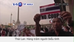 Người dân tiếp tục biểu tình ở Thái Lan (VOA60)