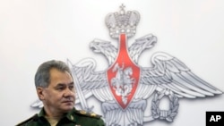 Bộ trưởng Bộ Quốc phòng Nga Sergei Shoigu.